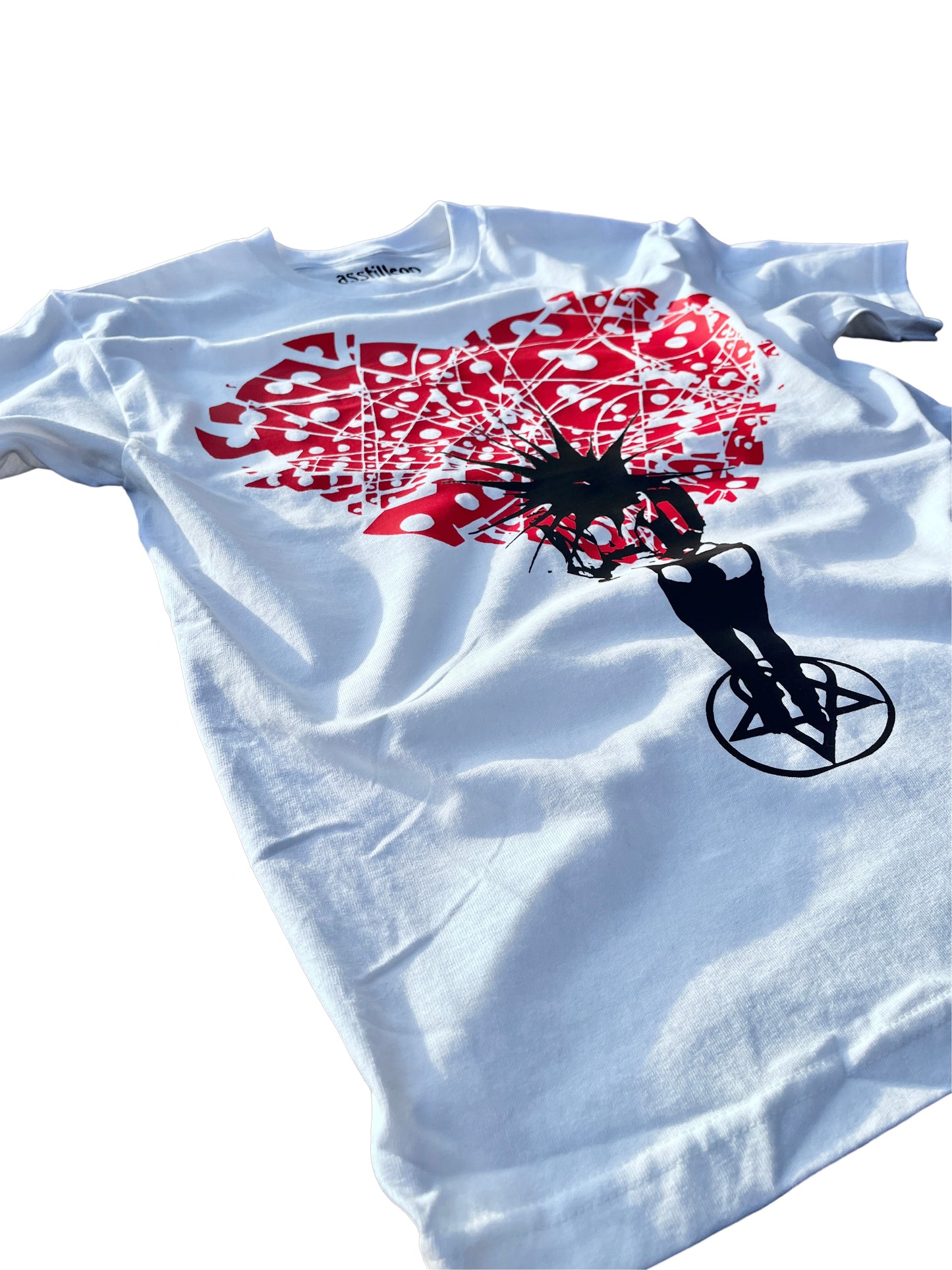 “heartache” tee (white)